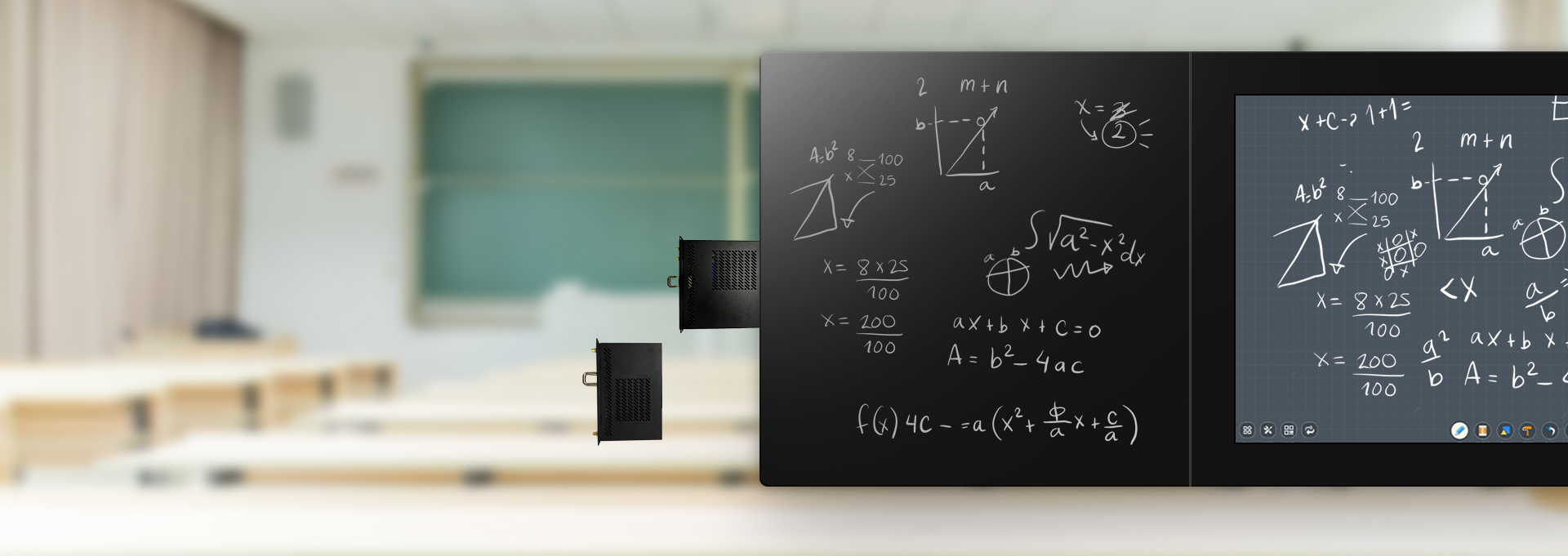 Interactive blackboard ops